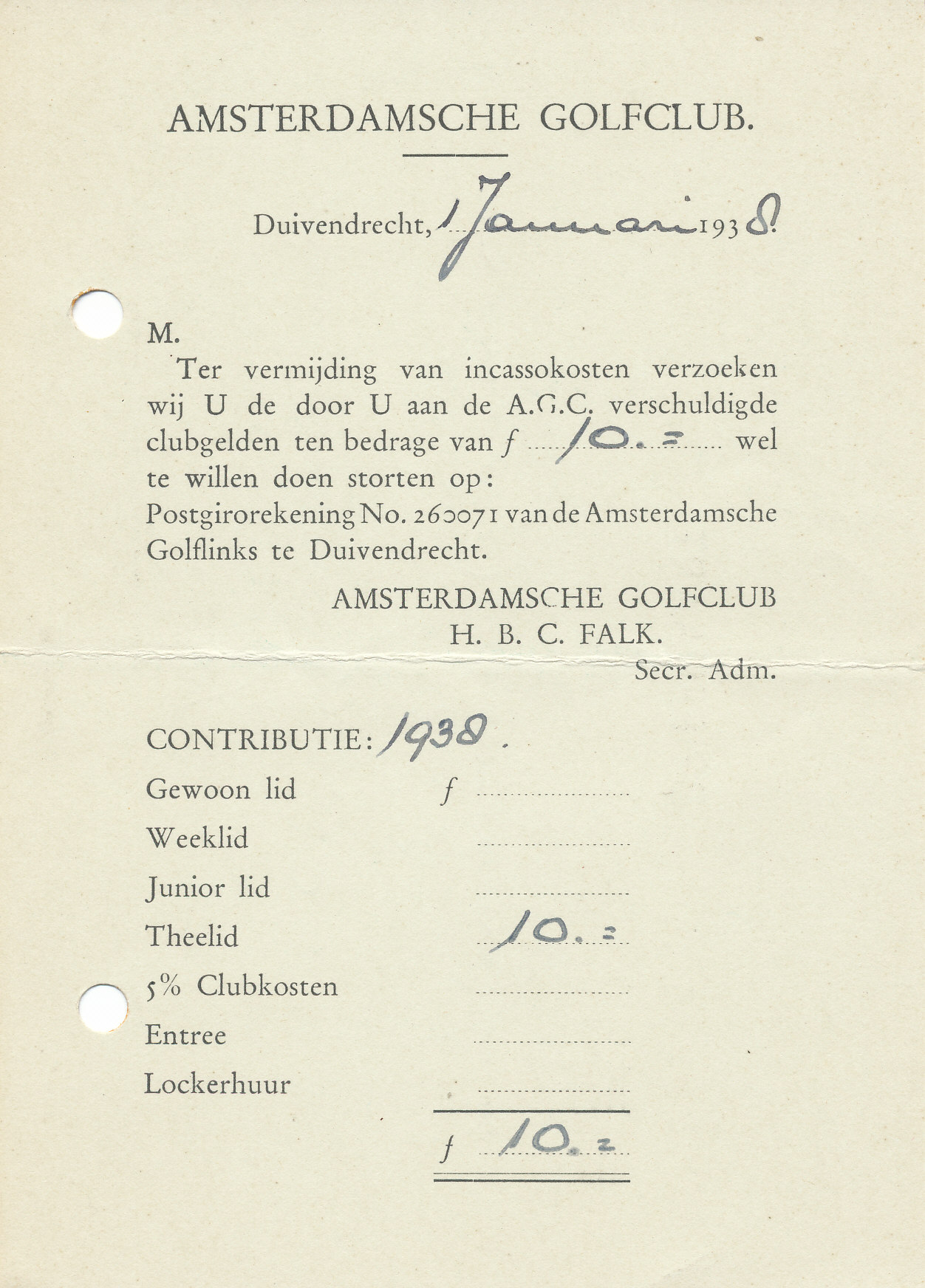 1938 briefkaart theelidmaatschap IMG
