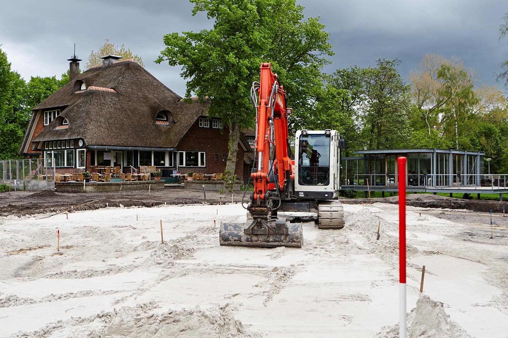 Renovatie hole 9 nadert zijn voltooing